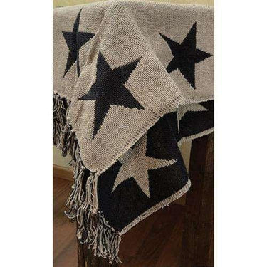 Black Star Woven Throw - The Fox Decor